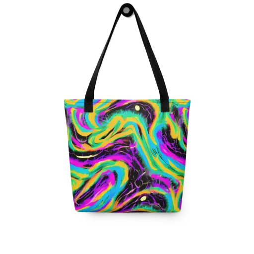 Nightwave Neon on a Tote Bag