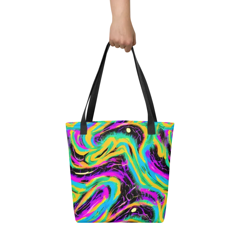 Nightwave Neon on Tote Bag — Front