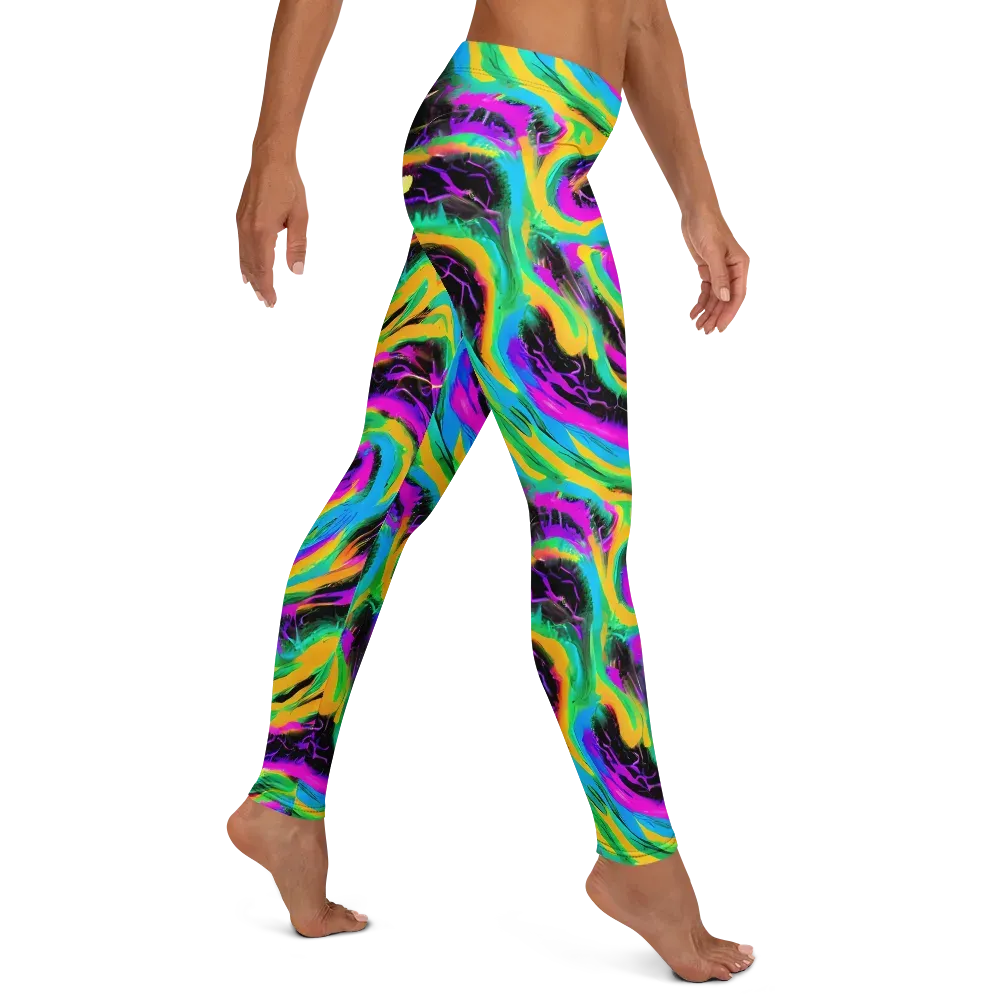 Nightwave Neon on Leggings — Right