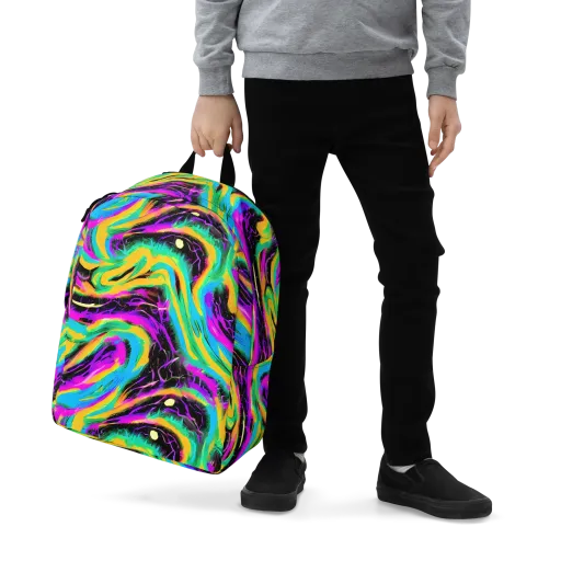 Nightwave Neon on a Minimalist Backpack