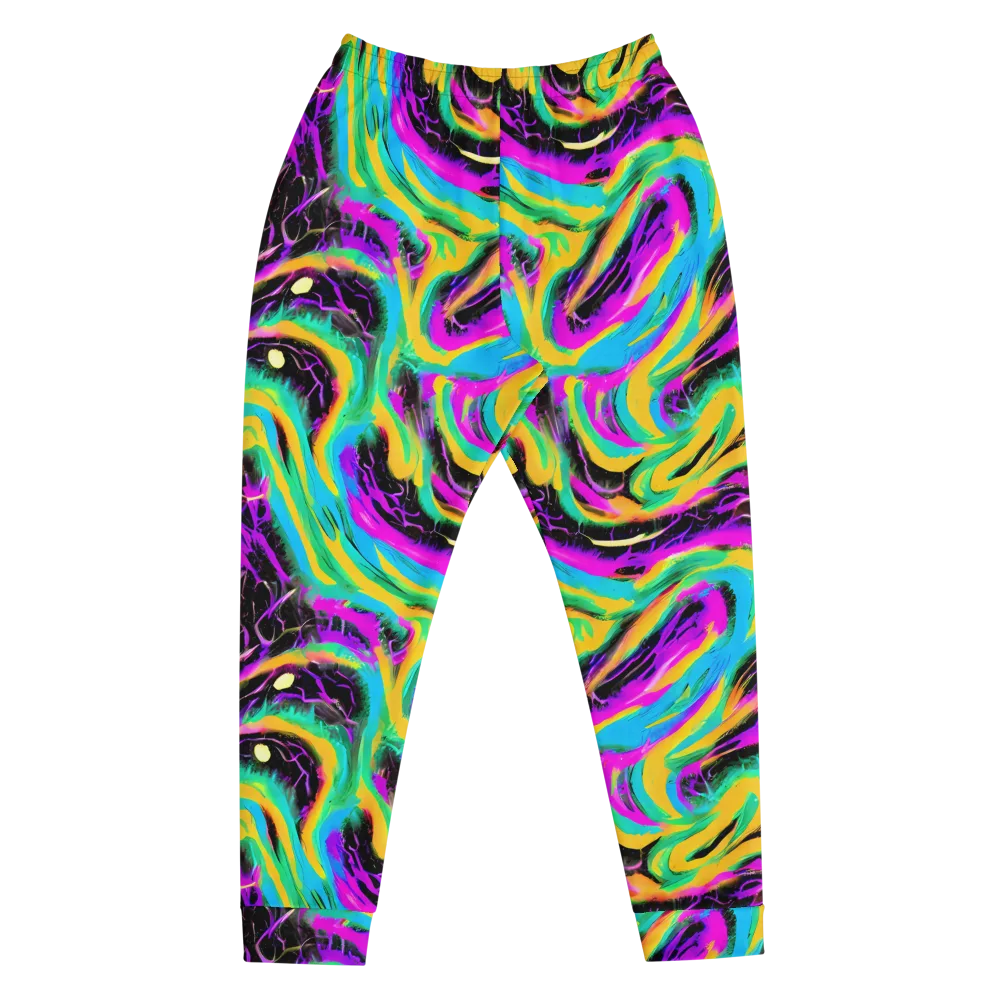 Nightwave Neon on Men's Joggers — Front