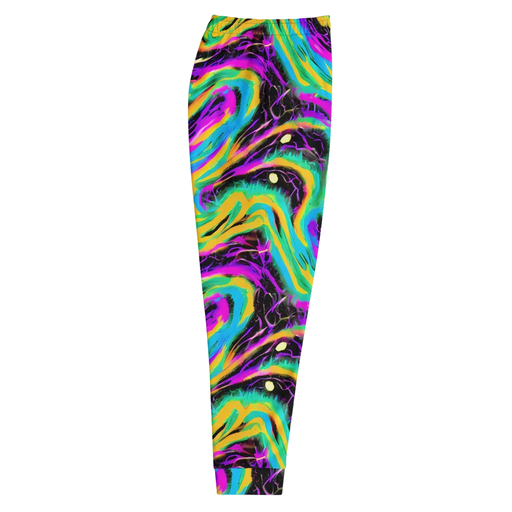 Nightwave Neon on Men's Joggers — Right