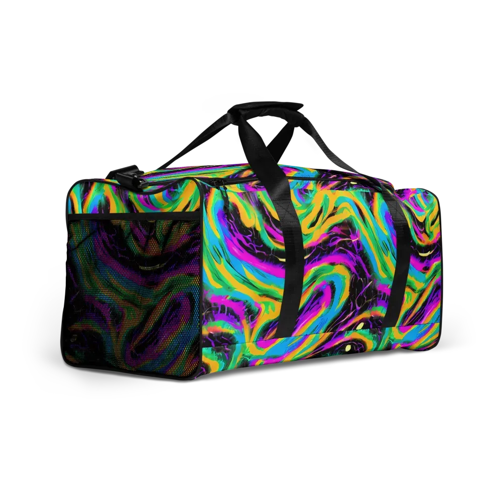 Nightwave Neon on Duffle Bag — Right Front