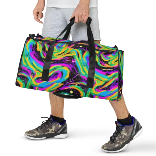 Nightwave Neon on a Duffle Bag