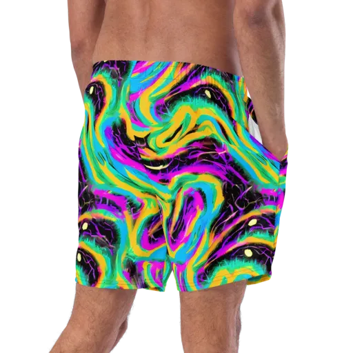 Nightwave Neon on a Swim Trunks