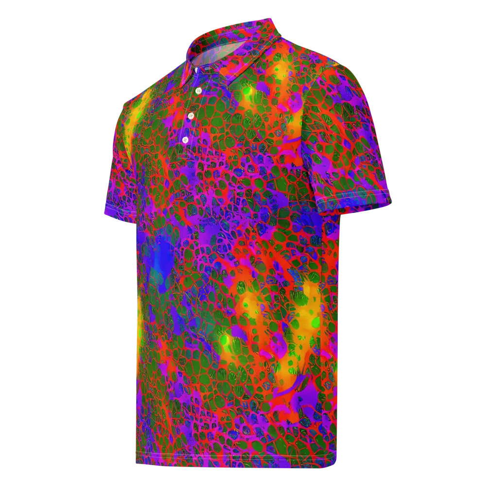 Acid Canopy on Men's Slim Fit Polo Shirt — Left Front