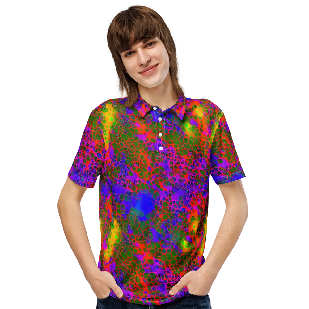 Acid Canopy on Men's Slim Fit Polo Shirt — Front