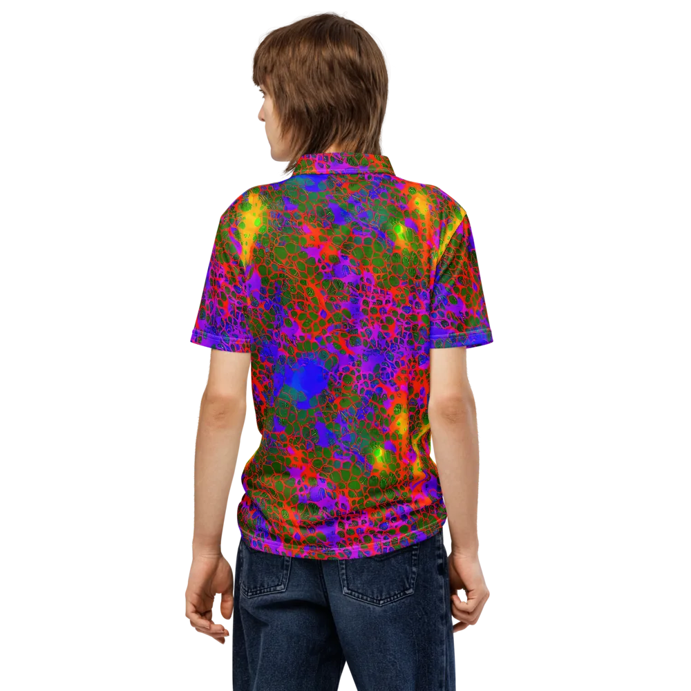 Acid Canopy on Men's Slim Fit Polo Shirt — Back