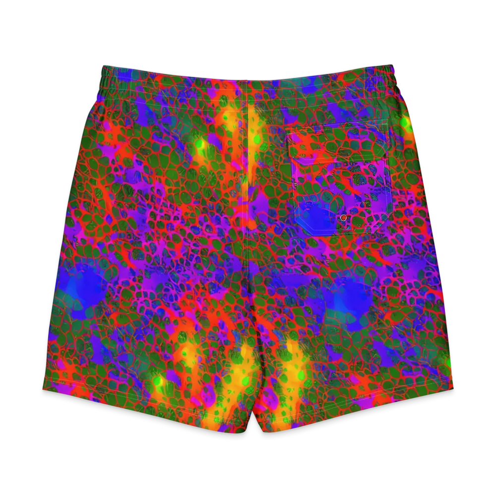 Acid Canopy on Men's Board Shorts — Back