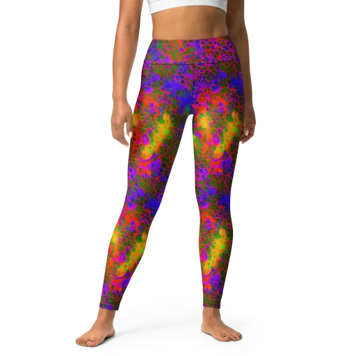 Acid Canopy on a Yoga Leggings