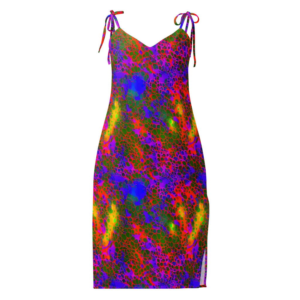 Acid Canopy on Slip Dress — Front
