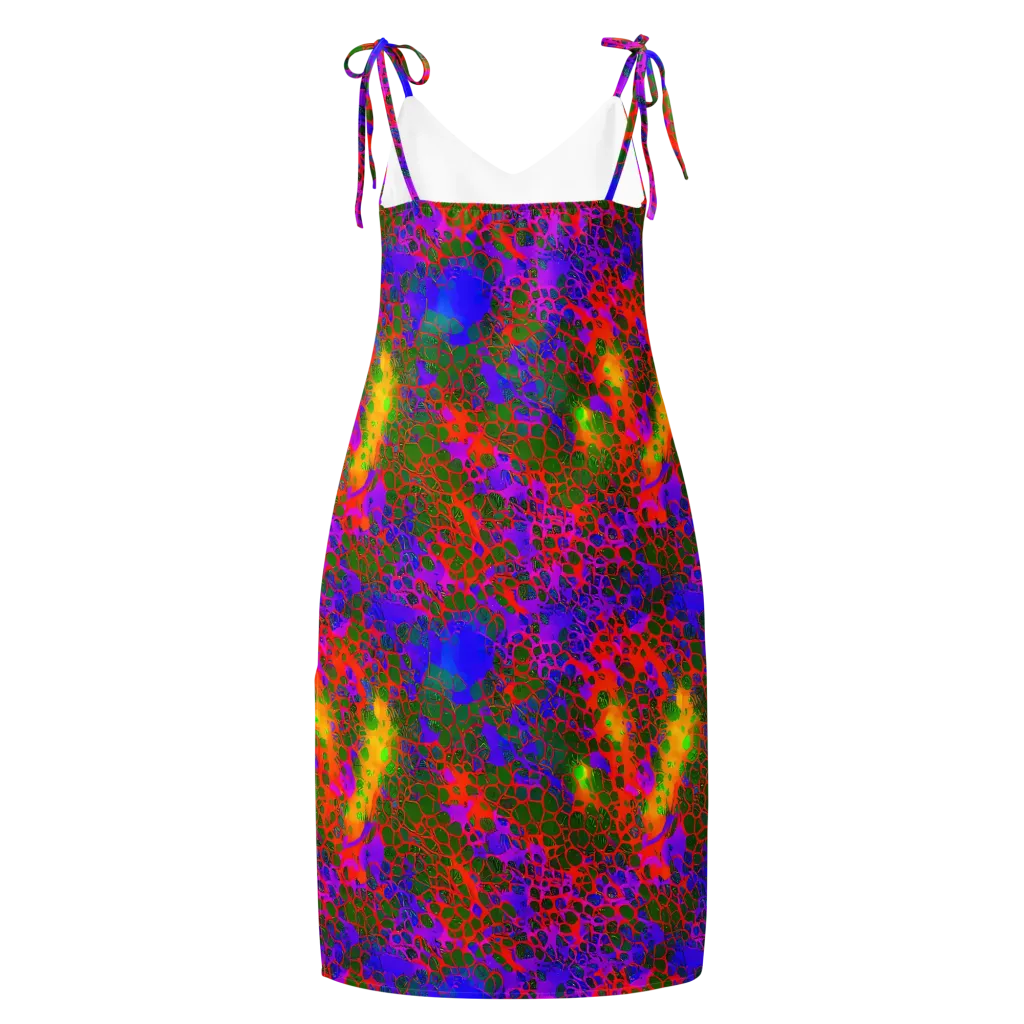 Acid Canopy on Slip Dress — Back