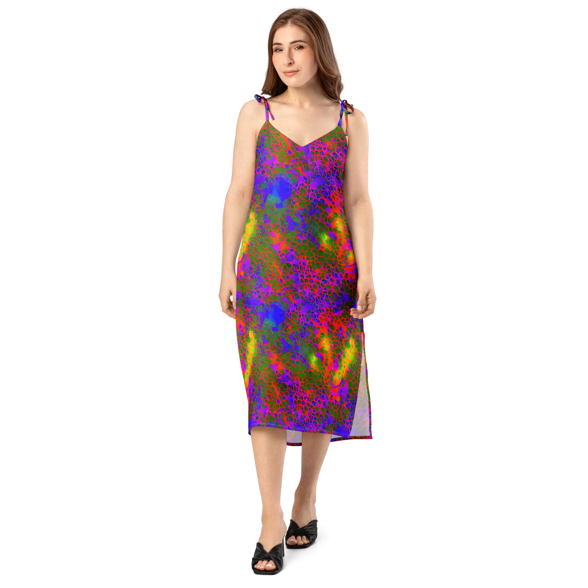 Acid Canopy on Slip Dress — Front