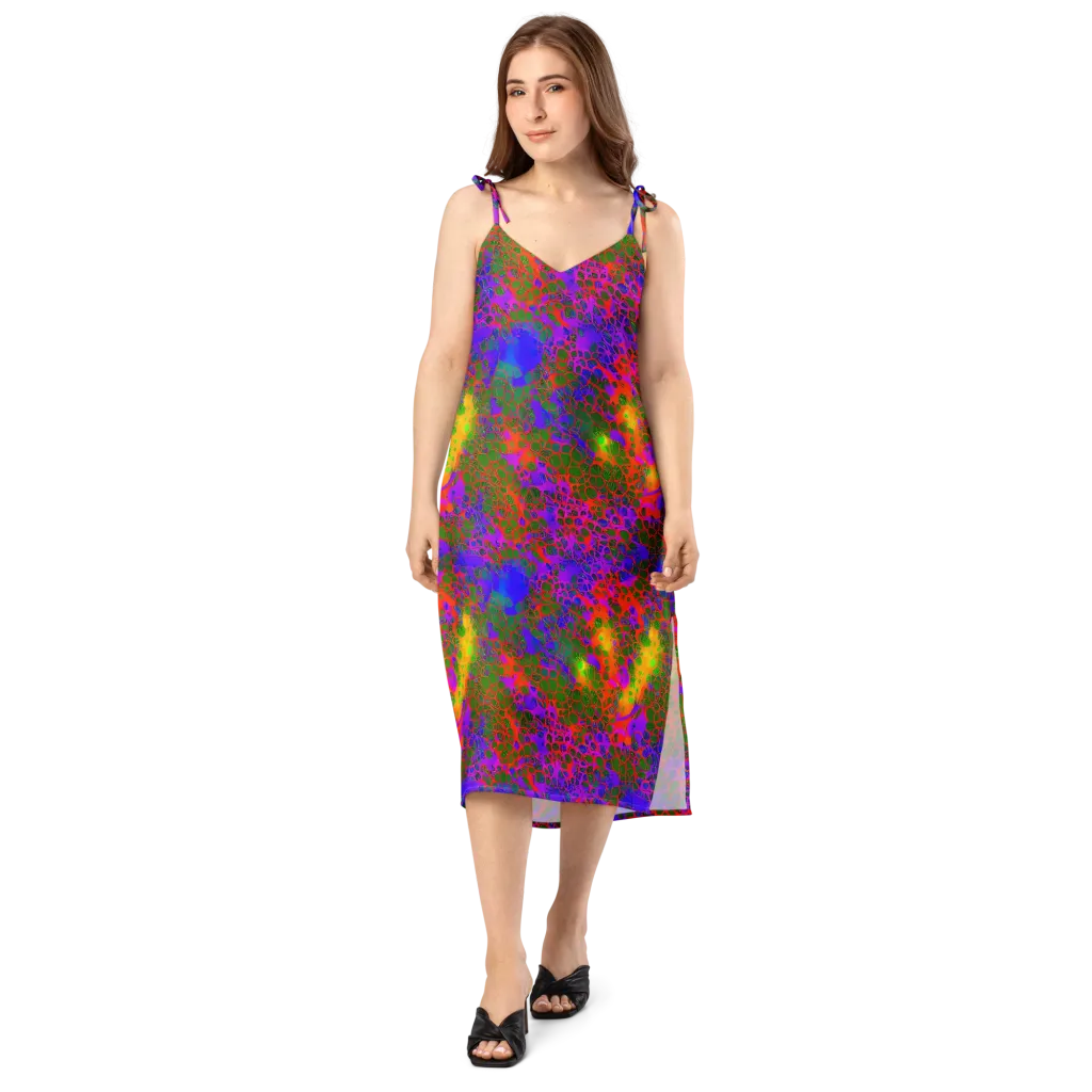 Acid Canopy on Slip Dress — Front