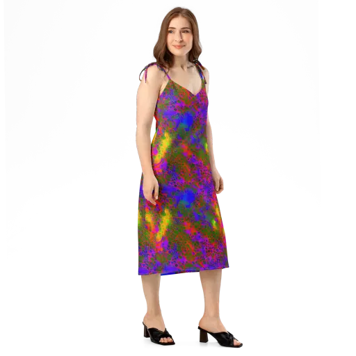 Acid Canopy on a Slip Dress