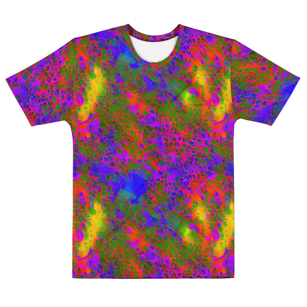 Acid Canopy on Men's Cotton Crew Neck T-Shirt — Front