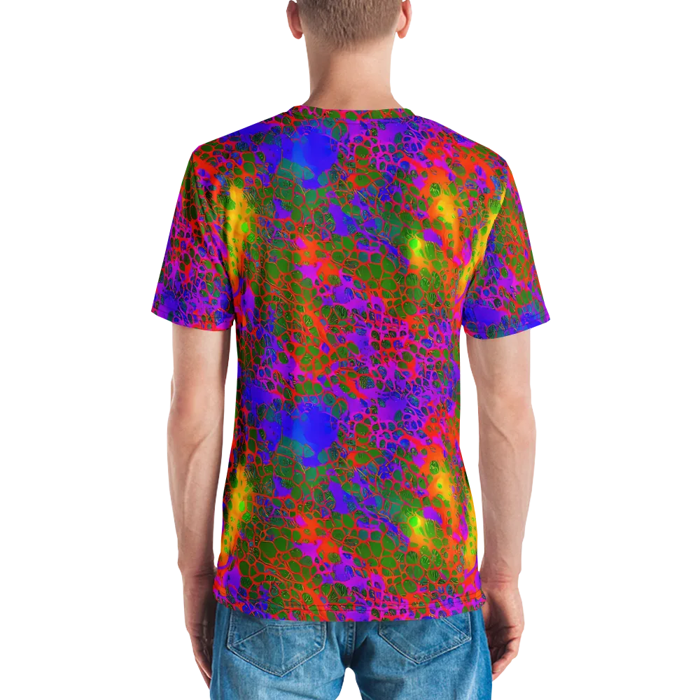 Acid Canopy on Men's Crew Neck T-Shirt — Back