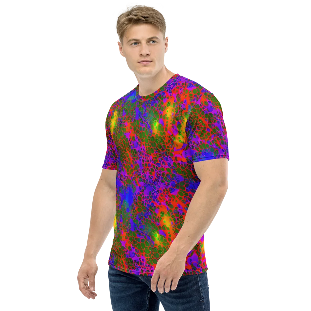Acid Canopy on Men's Crew Neck T-Shirt — Left