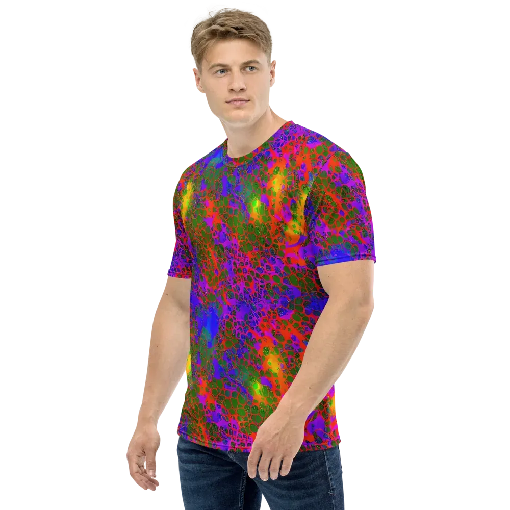 Acid Canopy on Men's Crew Neck T-Shirt — Left