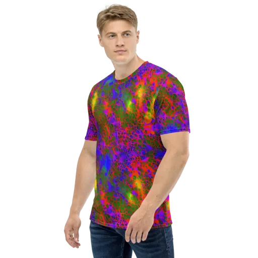 Acid Canopy on a Men's Crew Neck T-Shirt