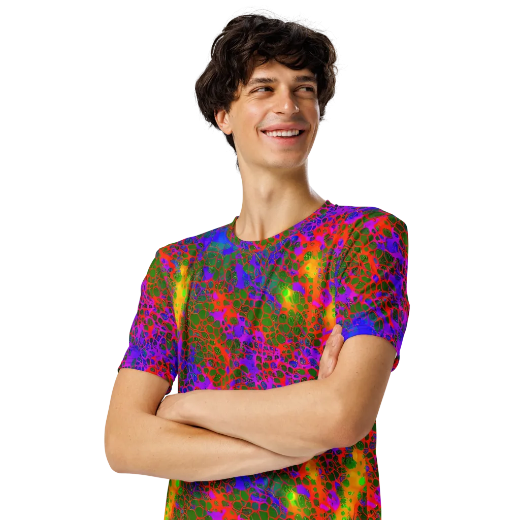Acid Canopy on Men's Crew Neck T-Shirt — Left Front