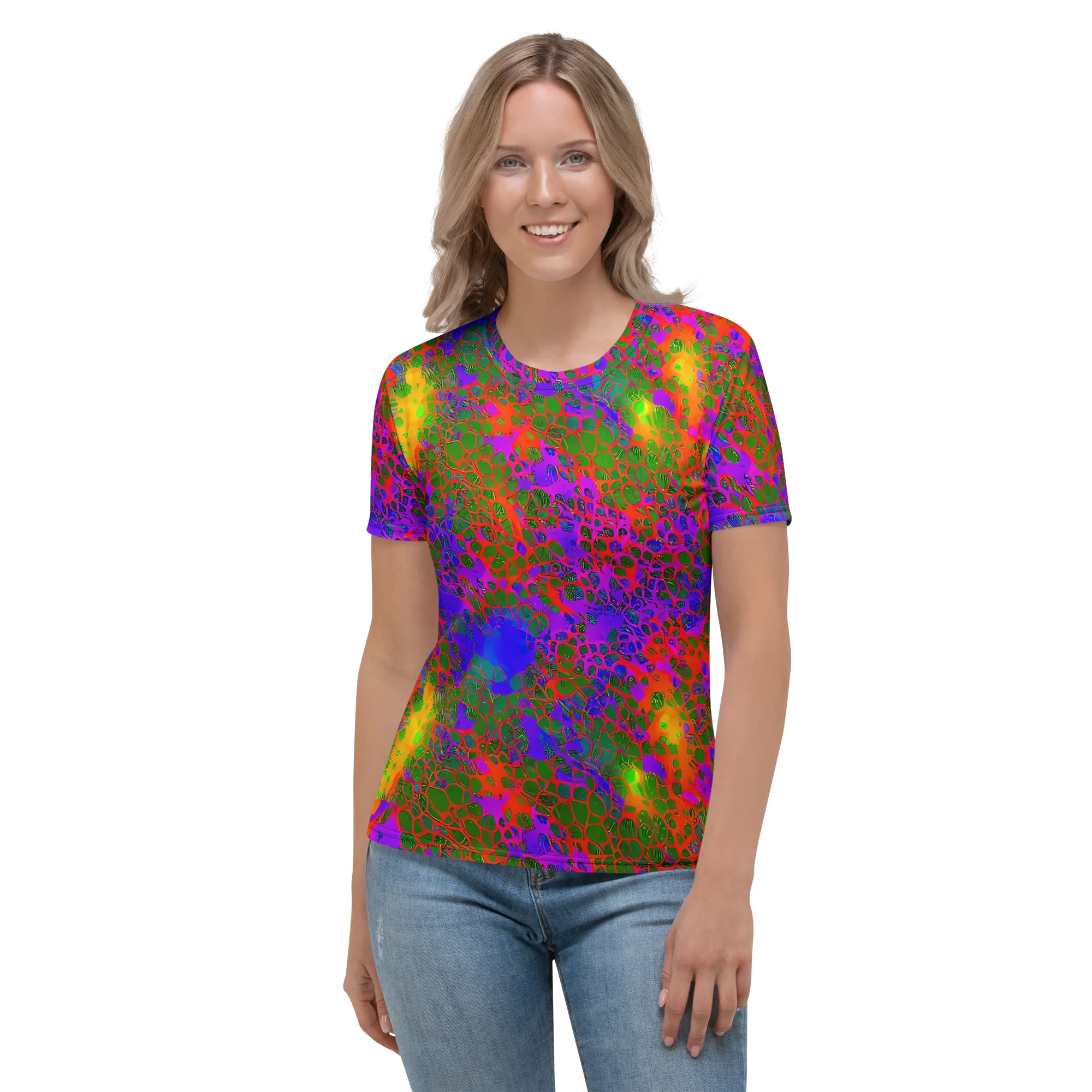 Acid Canopy on Women's Crew Neck T-Shirt — Front