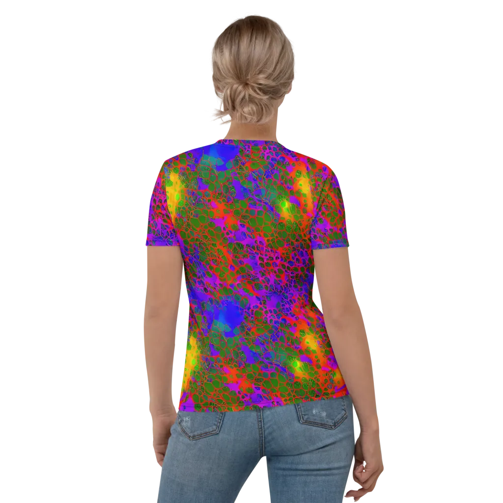 Acid Canopy on Women's Crew Neck T-Shirt — Back
