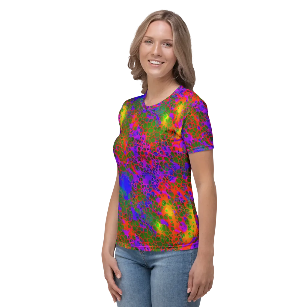 Acid Canopy on Women's Crew Neck T-Shirt — Left