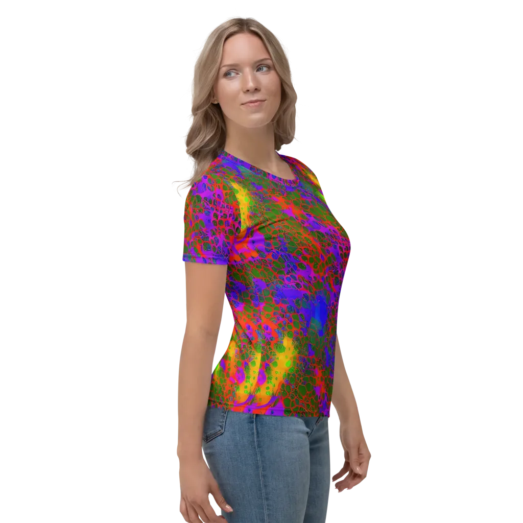 Acid Canopy on Women's Crew Neck T-Shirt — Right