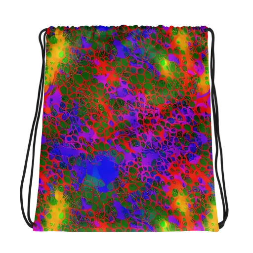 Acid Canopy on a Drawstring Bag