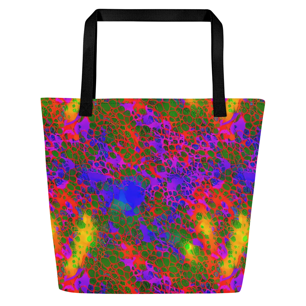 Acid Canopy on Large Tote Bag W/ Pocket — Front