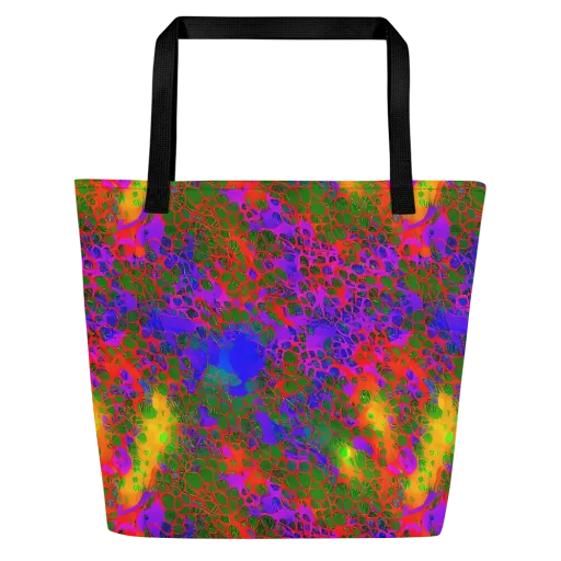 Acid Canopy on a Large Tote Bag W/ Pocket