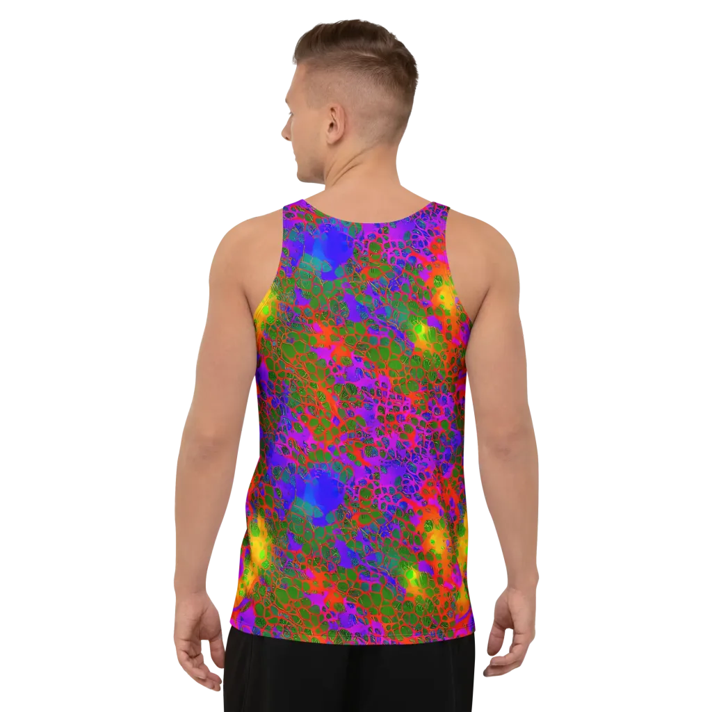Acid Canopy on Men's Tank Top — Back