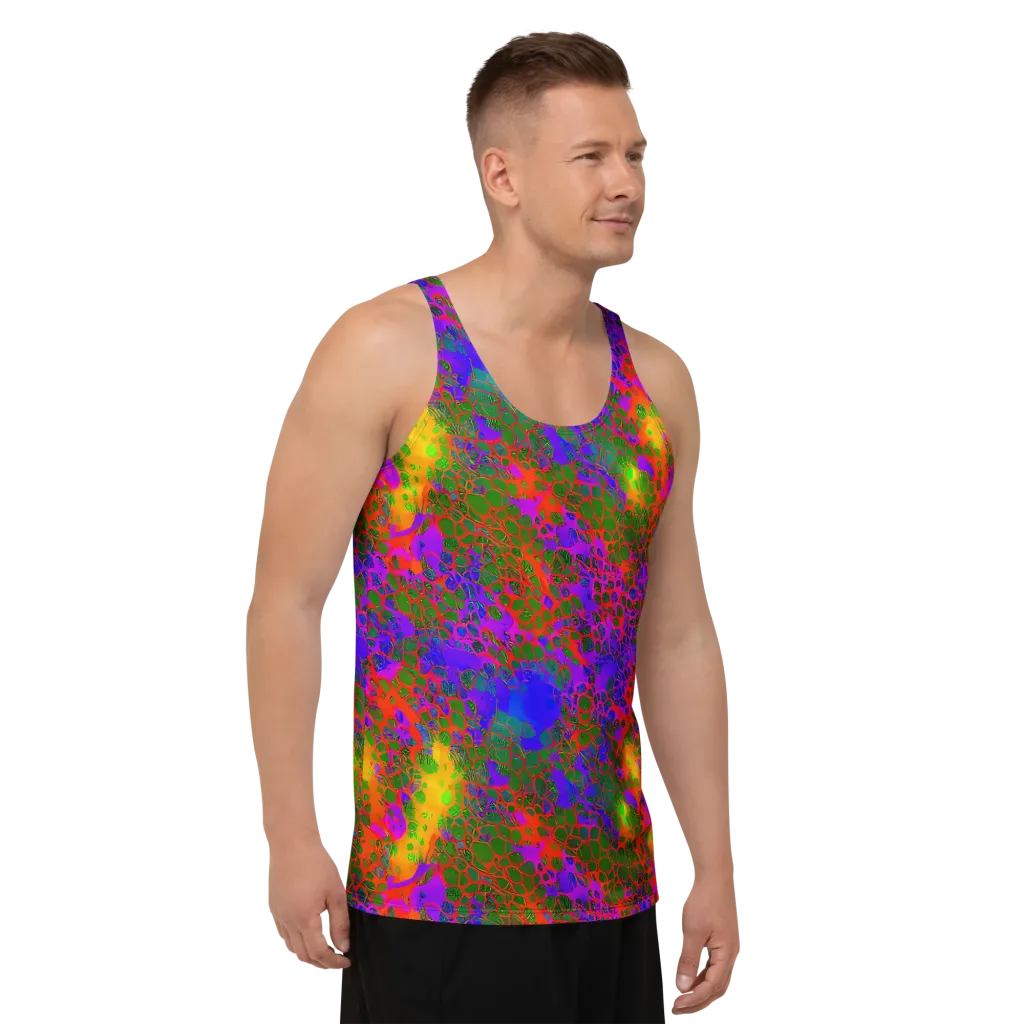 Acid Canopy on Men's Tank Top — Right Front