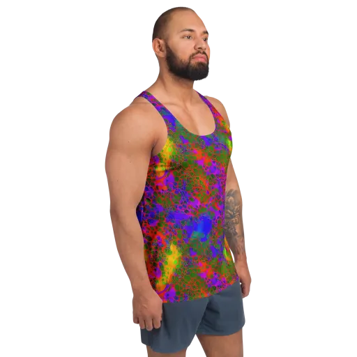 Acid Canopy on a Men's Tank Top