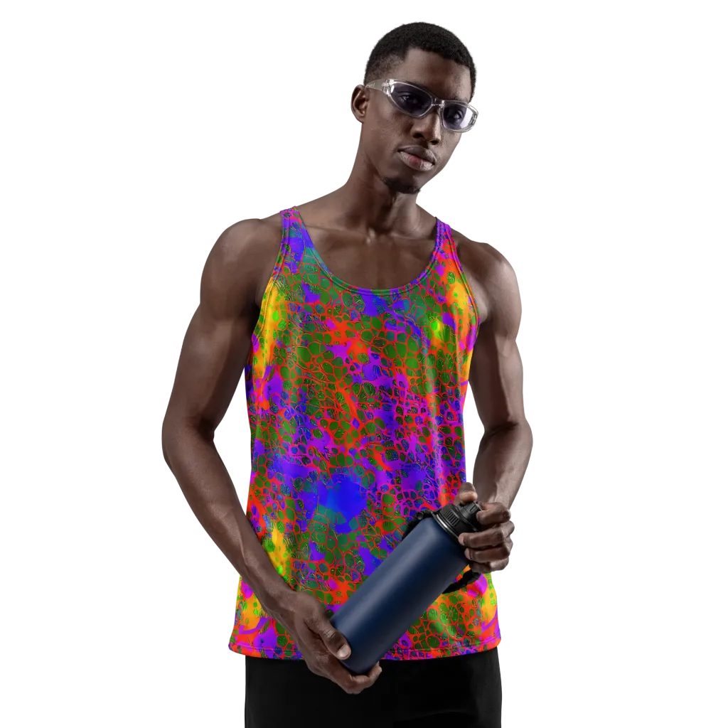 Acid Canopy on Men's Tank Top — Front