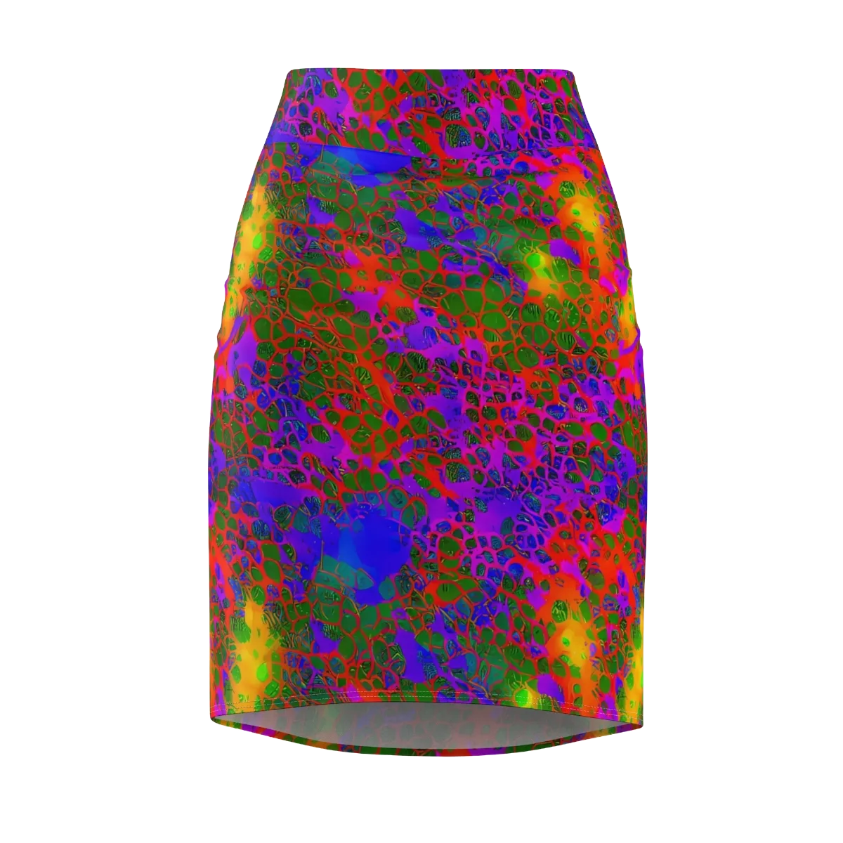 Acid Canopy on Pencil Skirt — Front