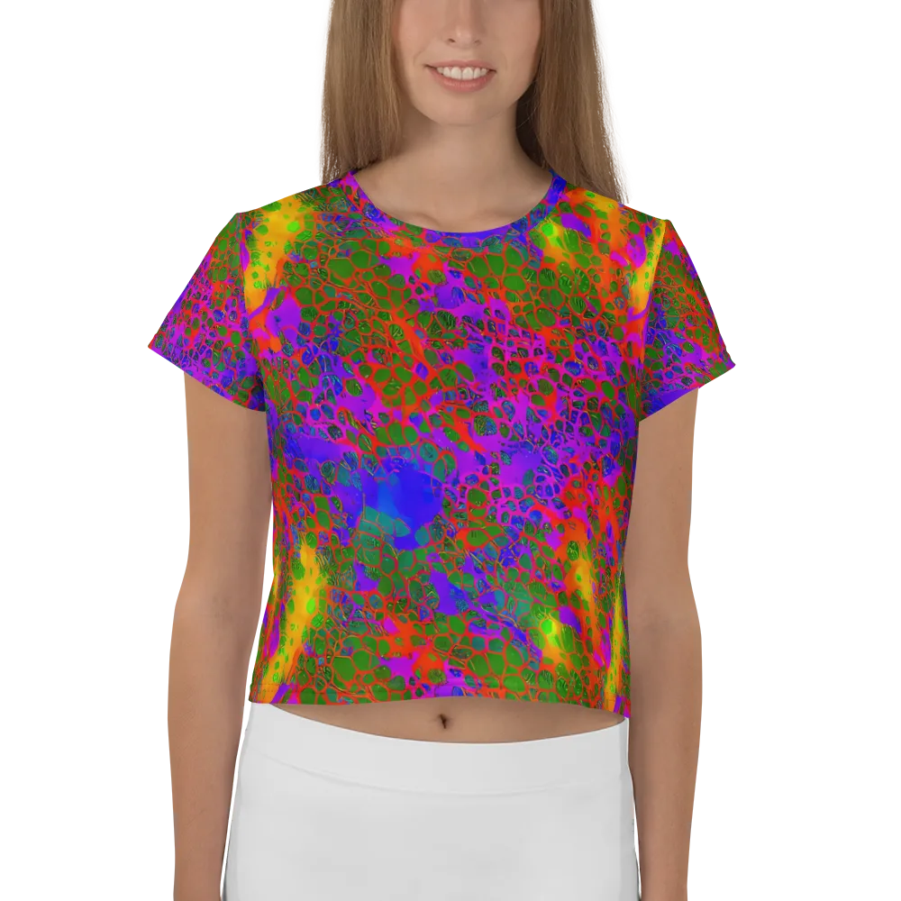 Acid Canopy on Crop Tee — Front