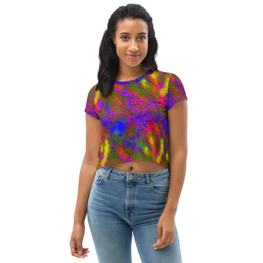 Acid Canopy on a Crop Tee