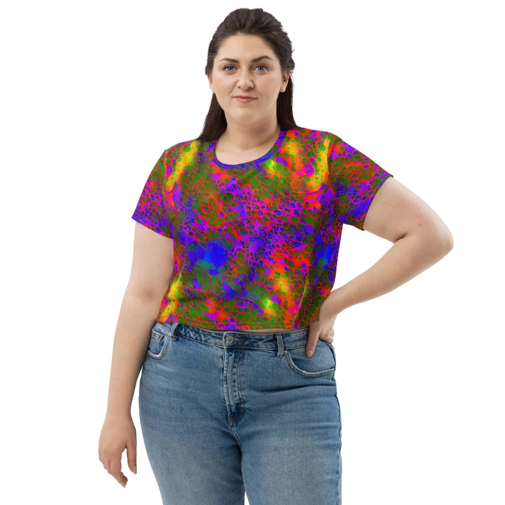 Acid Canopy on Crop Tee — Front