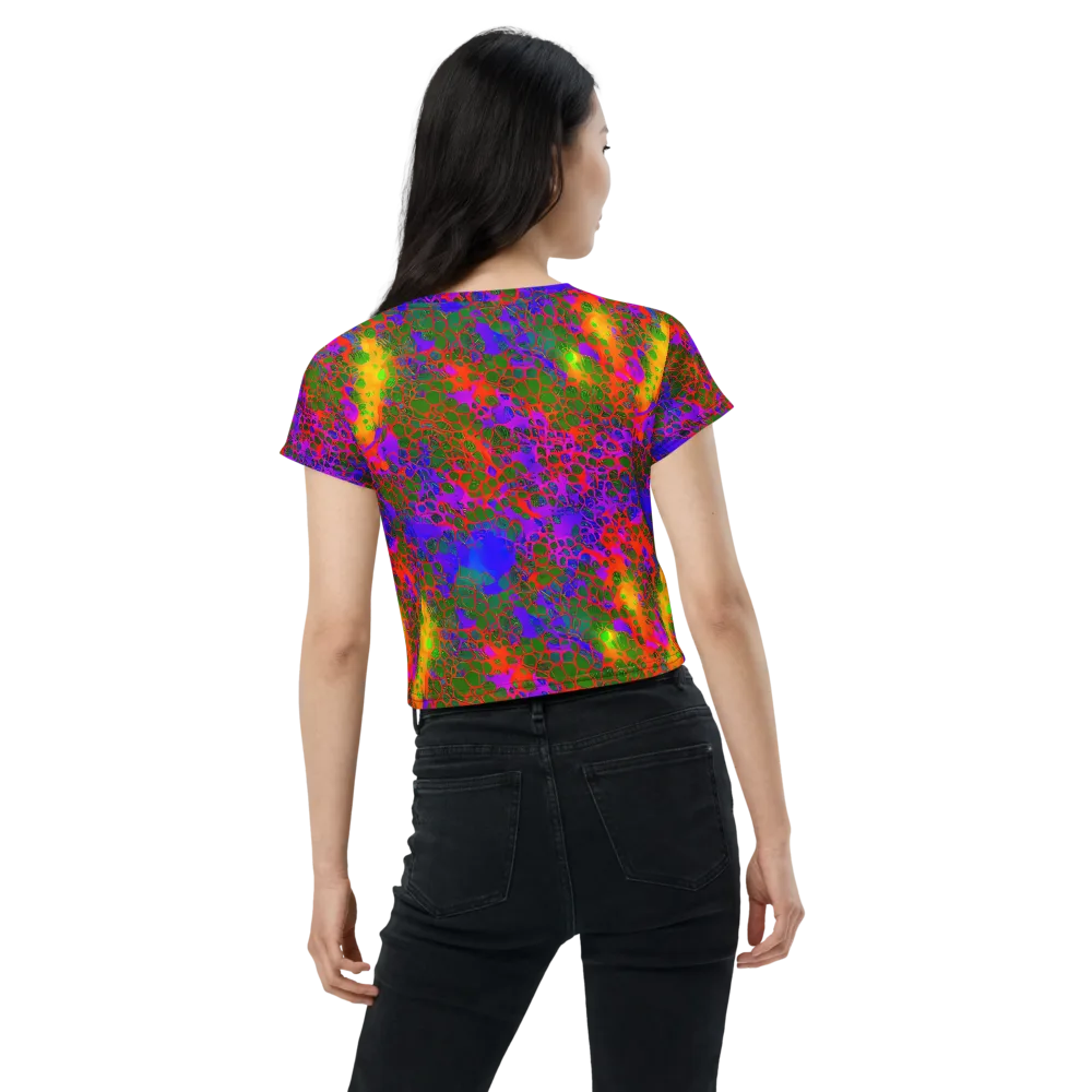 Acid Canopy on Crop Tee — Back