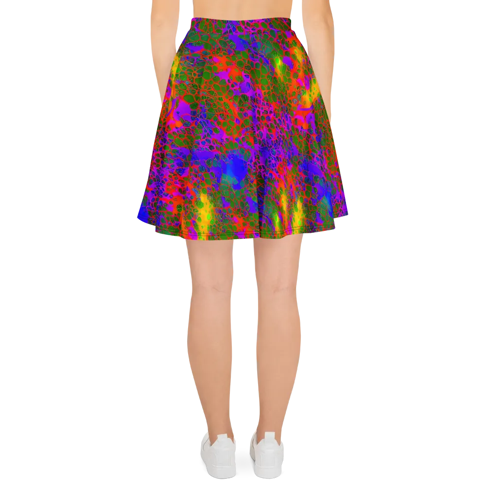 Acid Canopy on Skater Skirt — Back
