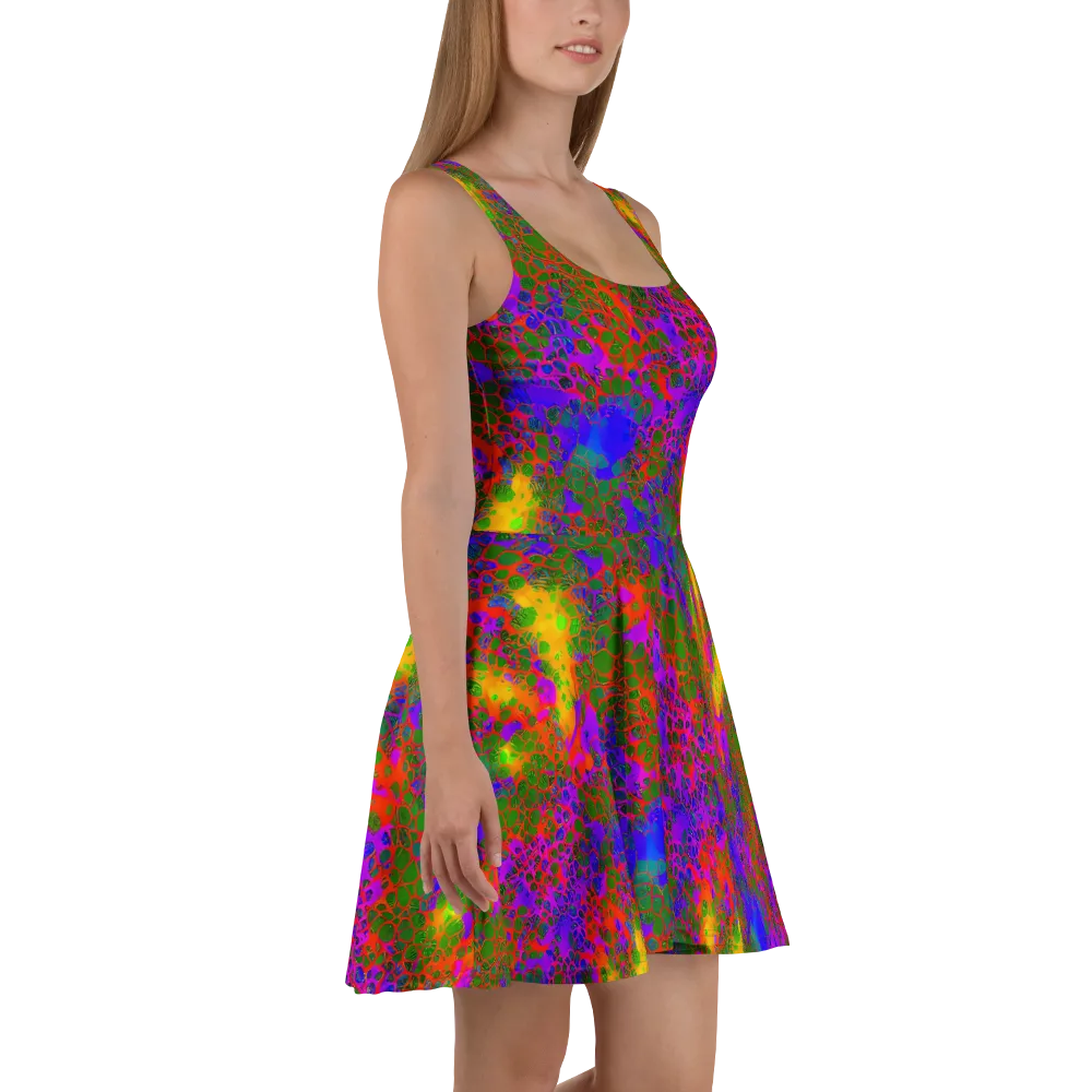 Acid Canopy on Skater Dress — Right