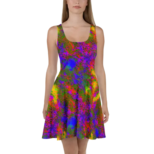 Acid Canopy on a Skater Dress