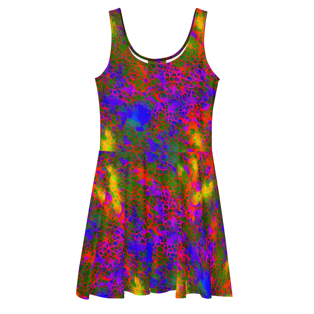 Acid Canopy on Skater Dress — Front
