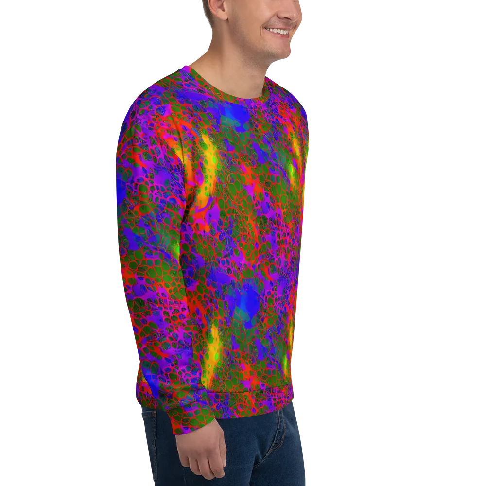 Acid Canopy on Sweatshirt — Right Front