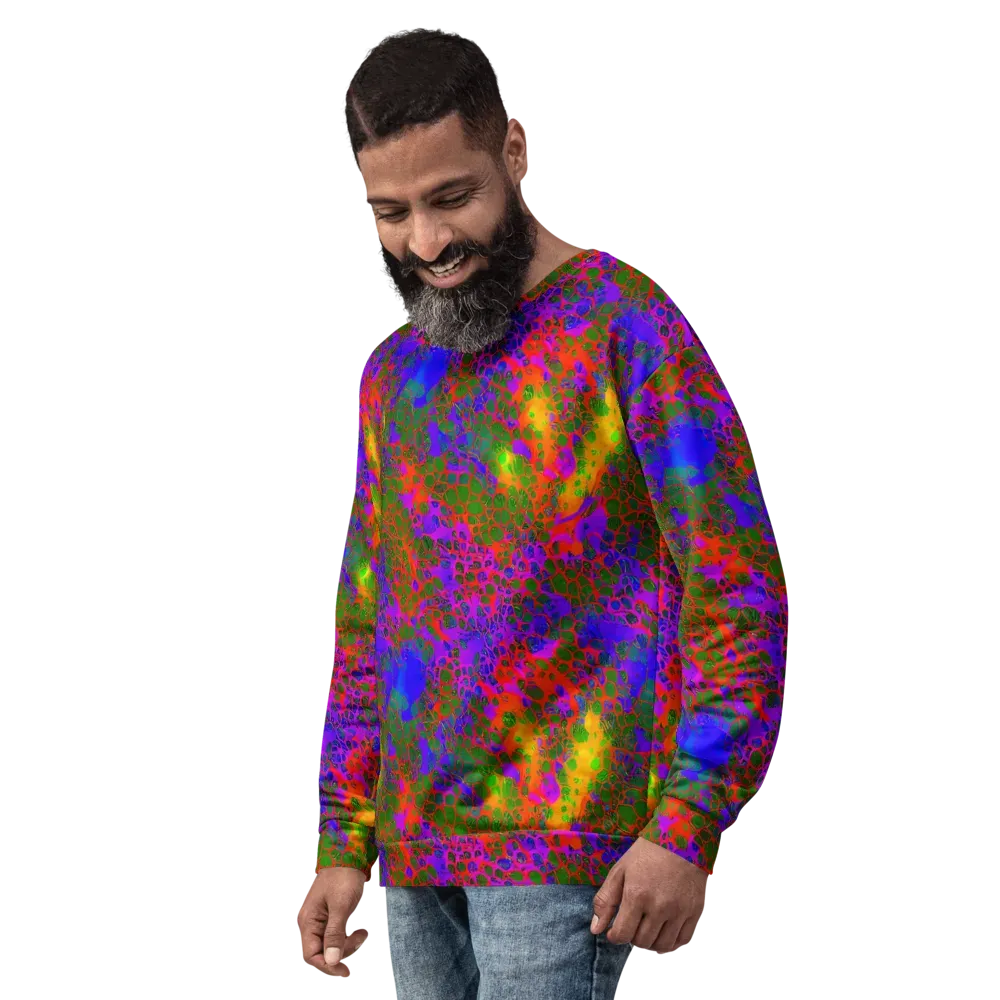 Acid Canopy on Sweatshirt — Left Front