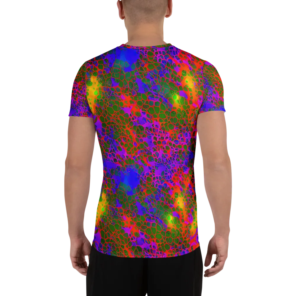 Acid Canopy on Men's Athletic T-Shirt — Back