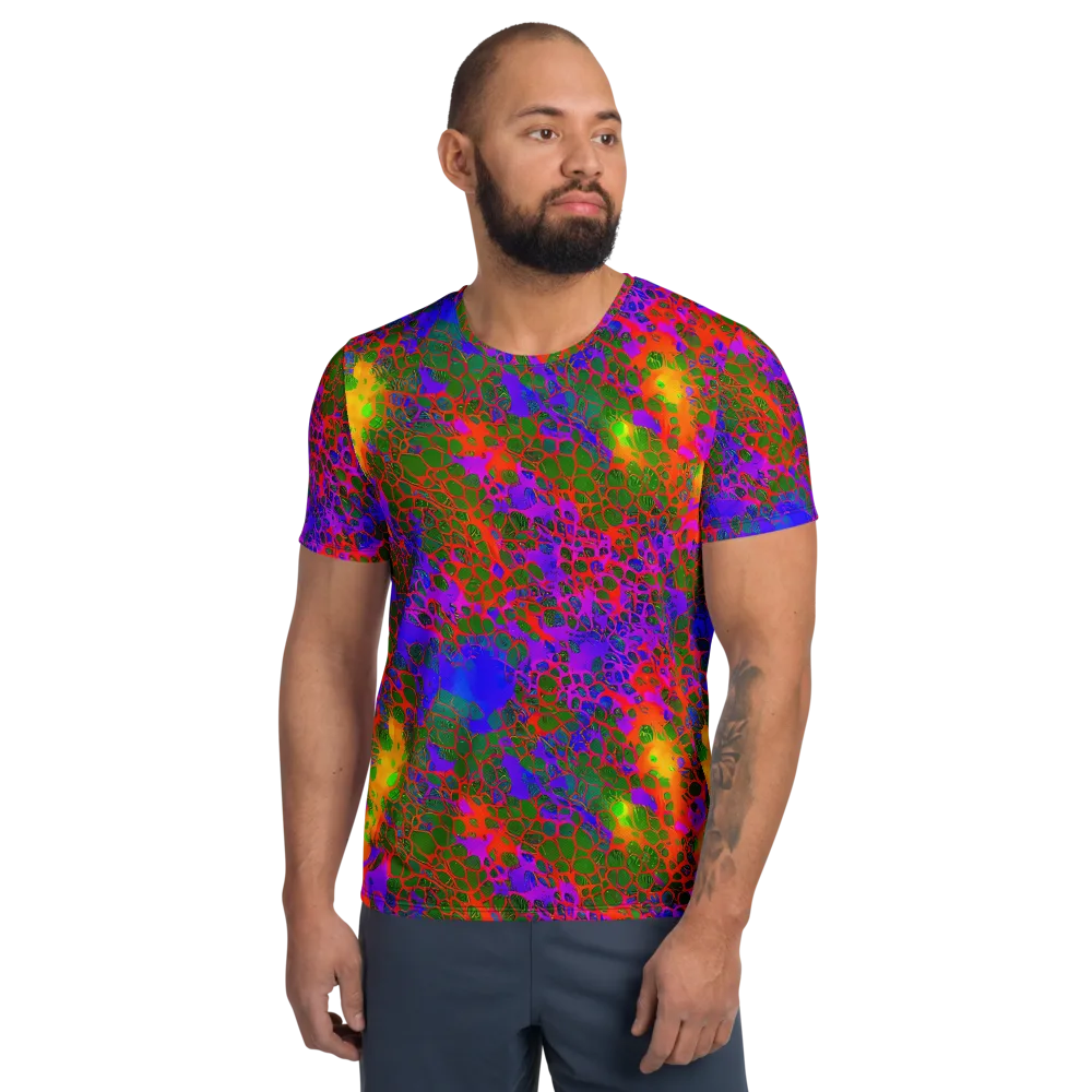 Acid Canopy on Men's Athletic T-Shirt — Front