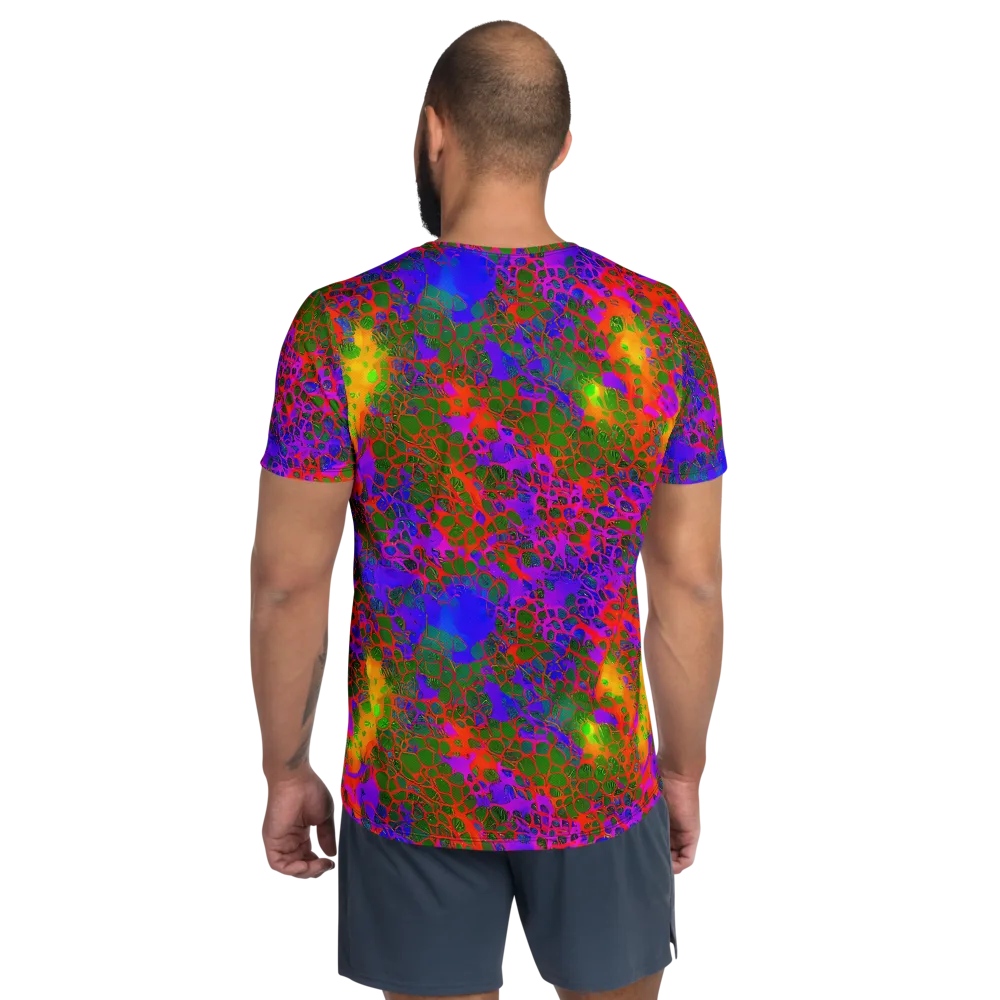 Acid Canopy on Men's Athletic T-Shirt — Back
